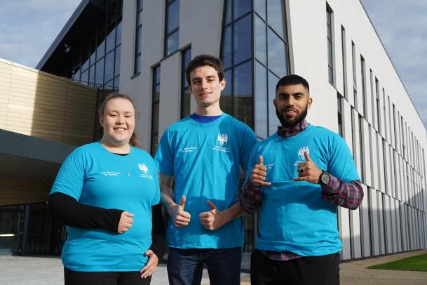 Students at launch of UCD Moore Centre